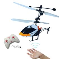 Helicóptero Avião com Sensor de mão Controle Remoto Luz e Movimento brinquedo Infantil