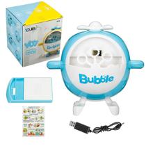 Helicóptero Baby Bath Bubble Machine com mais de 3000 bolhas/min Helicóptero Baby Bath Bubble Machine com mais de 3000 bolhas/min