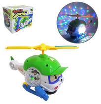 Helicoptero bate e volta bone toy king com som e luz + globo giratorio a pilha - Mohnish