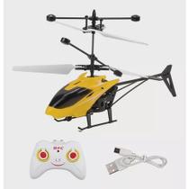 Helicoptero Brinquedo Com Controle Remoto Recarregável E Sensor(am) - Toy king