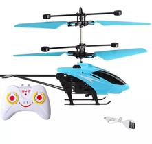 Helicoptero Brinquedo Com Controle Remoto Recarregável E Sensor(az) - Toy King