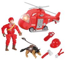 Helicoptero Coleçao Operaçao Resgate DM TOYS DMT6856