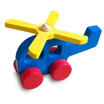 Helicóptero colorido - wood toys - 126