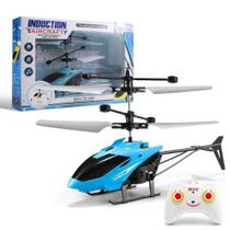 Helicóptero Com Controle E Sensor Vermelho Futuro Kids