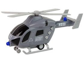 Helicóptero com Fricção - Army - Som e Luz - 19 cm - Superlegal
