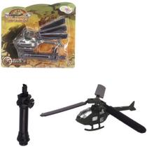 Helicoptero com lancador a corda w-force na cartela wellkids - WELLMIX Helicoptero com lancador a corda w-force na cartela wellkids - WELLMIX