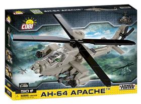 Helicóptero de Ataque Americano Boeing AH-64 Apache - Blocos de Montar 510 Peças - Armed Forces - COBI