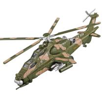 Helicóptero de brinquedo Z-10 em escala 1:28 armado com luzes e som Helicóptero de brinquedo Z-10 em escala 1:28 armado com luzes e som