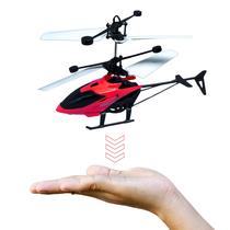 Helicóptero De Controle Recarregável Brinquedo Sensor Voa