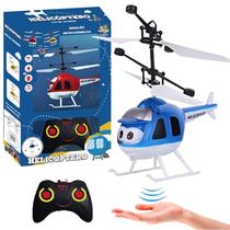 Helicóptero de Controle Remoto com Sensor de Gravidade Voa Alto Brinquedo Meninos - Toy King