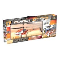 Helicóptero de Controle Remoto Condor 45cm Laranja Art Brink