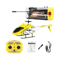 Helicóptero De Controle Remoto Para Crianças 3.5CH Liga Metálica Carregamento USB Avião RC Mini
