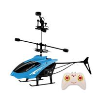 Helicóptero de Controle Remoto para Crianças - Mini Aeronave com Detecção de Gesto e Luzes Piscantes