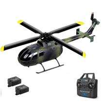 Helicóptero de controle remoto Ssccgym C186 BO-105 com 2 baterias Helicóptero de controle remoto Ssccgym C186 BO-105 com 2 baterias