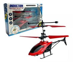 Helicoptero De Indução Brinquedo Sensor Voa Recarregável