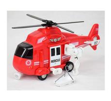 Helicóptero de Resgate Com Luz Som e Sirene - BBR 3040 - Bbr Importação