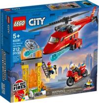 Helicóptero de Resgate dos Bombeiros Lego City