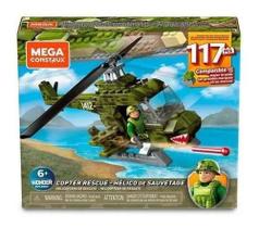 Helicóptero de Resgate Mega Construx City - Mattel GNY51