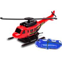 Helicóptero Fire Force Com Fricção Vermelho - CARDOSO