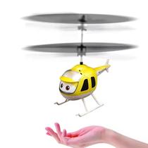 Helicóptero Infantil Com Sensor Luz Mini Drone Recarregável
