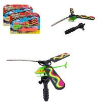 Helicoptero Lancador Corda Super Helicopter Colors Cartela Helicoptero Lancador Corda Super Helicopter Colors Cartela