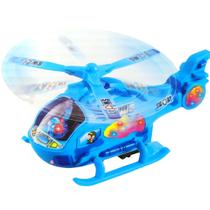 Helicóptero Maluco de Polícia Infantil Bate e Volta com Luzes e Músicas Helicóptero Maluco de Polícia Infantil Bate e Volta com Luzes e Músicas