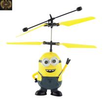 Helicóptero Mini Drone Voador por Indução Minions, Brinquedo Criança