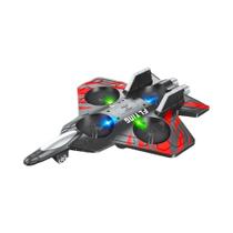 Helicóptero RC 2.4G Planador Avião De Acrobacias Com Luz Avião De Combate De Espuma Brinquedo Drone