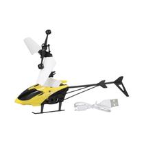 Helicóptero RC De Rotação Estável Luminoso Brinquedo De Aeronave De Indução Resistente a Quedas