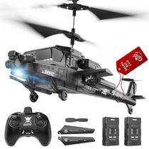 Helicóptero RC DEERC 2,4 GHz - Controle Remoto com 26 Minutos de Voo