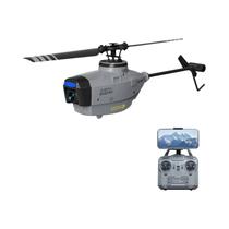 Helicóptero RC Sem Barra Estabilizada Com Giroscópio De 6 Eixos 2.4G Para Adultos, 4 Canais,