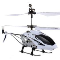 Helicóptero RC SYMA S107G de 3 canais com giroscópio branco e prata Helicóptero RC SYMA S107G de 3 canais com giroscópio branco e prata