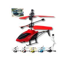 Helicóptero Sensor Mão Indução Bateria Recarregável Voa Verdade