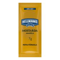 Hellmanns Mostarda Sachê 168 Unidades 7g Hellmanns Mostarda Sachê 168 Unidades 7g
