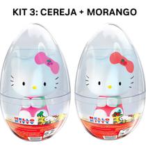 Hello Kitty Agarradinho no Ovo - kit com 2 - Aromas - Líder Brinquedos - Hello Kitty Agarradinho no Ovo - kit com 2 - Aromas - Líder Brinquedos -