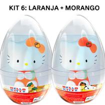 Hello Kitty Agarradinho no Ovo - kit com 2 - Aromas - Líder Brinquedos -