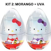 Hello Kitty Agarradinho no Ovo - kit com 2 - Aromas - Líder Brinquedos - Hello Kitty Agarradinho no Ovo - kit com 2 - Aromas - Líder Brinquedos -
