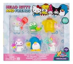 Hello Kitty And Friends Pack Com 6 Figuras Dreamland Sunny 4320