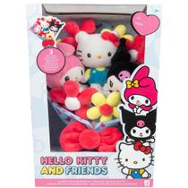 Hello kitty buque de celebracao de 30cm com 3 pelucias removiveis sunny Hello kitty buque de celebracao de 30cm com 3 pelucias removiveis sunny