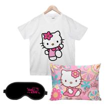 Hello Kitty Camisa, Almofada e Máscara de dormir