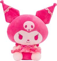 Hello Kitty e Amigos - Pelúcia Rosa de 30cm - Kuromi - 3872 Hello Kitty e Amigos - Pelúcia Rosa de 30cm - Kuromi - 3872