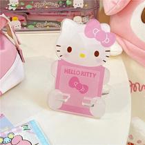 Hello Kitty Kuromi Cinnamoroll Suporte Acrílico Para Tablet Sanrio Kawaii Lazy Stand Gift