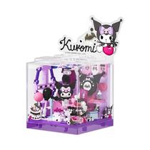 Hello Kitty Kuromi Sanrio Blocos De Construção Sobremesa Padaria Oceano Restaurante Modelo Brinquedo