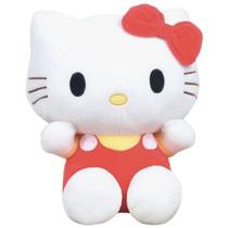 Hello Kitty Pelúcia 20cm Vermelha Macia Brinquedo Infantil