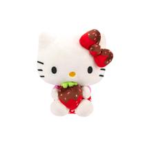 Hello Kitty Pelucia Dia Dos namorados Morango Com Chocolate
