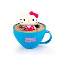 Hello Kitty Xicara Cappuccino Azul F0142-3 Hello Kitty Xicara Cappuccino Azul F0142-3