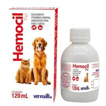 Hemocil Pet Cães Gatos 120ml Vetfarmos