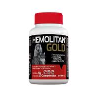 Hemolitan Gold Para Cães e Gatos 30 Comprimidos Vetnil 30g Hemolitan Gold Para Cães e Gatos 30 Comprimidos Vetnil 30g
