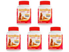 Hemolitan Pet 30 Comprimidos - Vetnil - 5 Unidades
