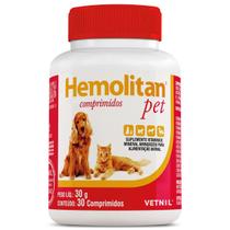 Hemolitan Pet (Cães - Gatos) 30 Comprimidos